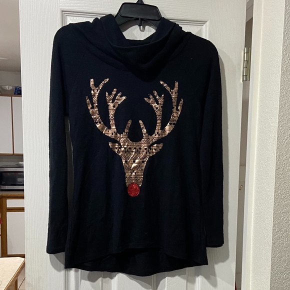 No Boundaries Sweaters - Christmas Cowl-Neck Sweater